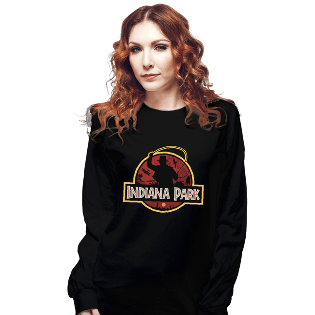 Secret_Shirts Long Sleeve Shirts, Unisex / Small / Black Indiana Park
