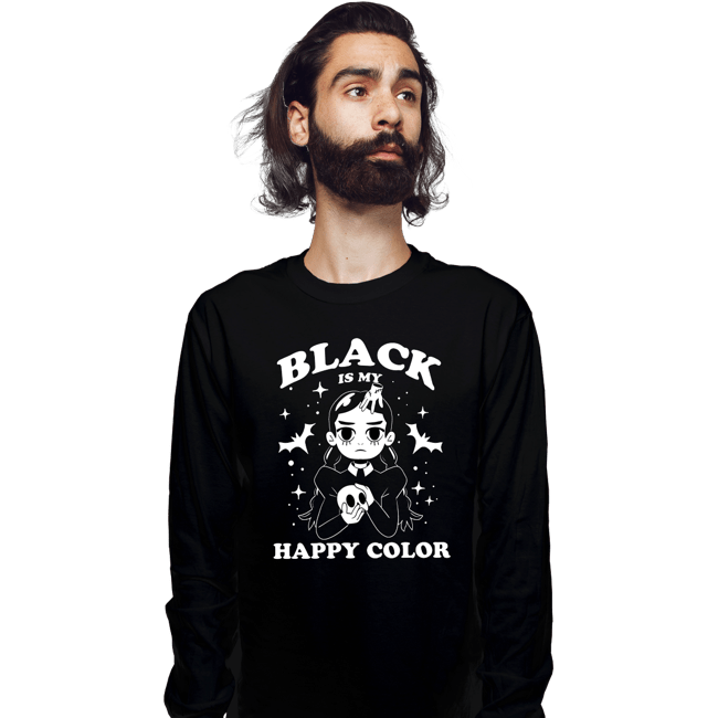 Daily_Deal_Shirts Long Sleeve Shirts, Unisex / Small / Black Macabre Duo