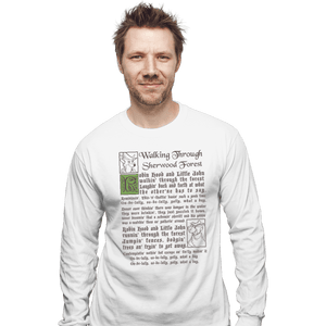 Shirts Long Sleeve Shirts, Unisex / Small / White Sherwood Forest
