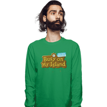 Load image into Gallery viewer, Shirts Long Sleeve Shirts, Unisex / Small / Irish Green Do Not Disturb
