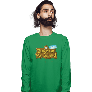 Shirts Long Sleeve Shirts, Unisex / Small / Irish Green Do Not Disturb