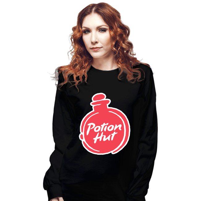Daily_Deal_Shirts Long Sleeve Shirts, Unisex / Small / Black Potion Hut