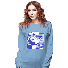 Load image into Gallery viewer, Shirts Long Sleeve Shirts, Unisex / Small / Powder Blue Doctor Light
