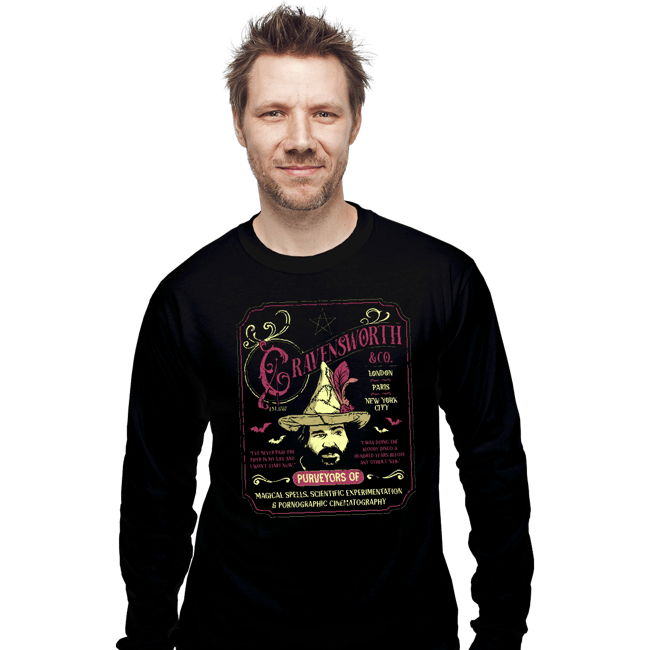 Daily_Deal_Shirts Long Sleeve Shirts, Unisex / Small / Black Cravensworth And Co