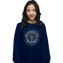 Load image into Gallery viewer, Shirts Long Sleeve Shirts, Unisex / Small / Navy Minas Tirith
