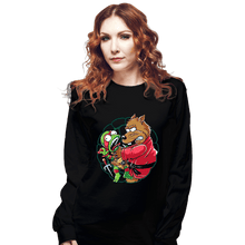 Load image into Gallery viewer, Daily_Deal_Shirts Long Sleeve Shirts, Unisex / Small / Black Why You Little Turtle
