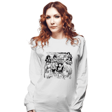 Load image into Gallery viewer, Shirts Long Sleeve Shirts, Unisex / Small / White Smash Girls Hot Spring
