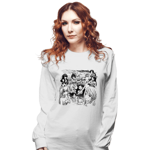 Shirts Long Sleeve Shirts, Unisex / Small / White Smash Girls Hot Spring