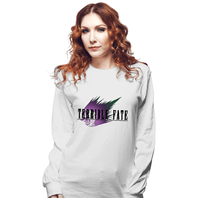 Secret_Shirts Long Sleeve Shirts, Unisex / Small / White A Terrible Fate