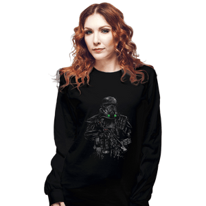 Shirts Long Sleeve Shirts, Unisex / Small / Black Death Trooper