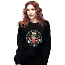 Load image into Gallery viewer, Daily_Deal_Shirts Long Sleeve Shirts, Unisex / Small / Black Naughty Grinch
