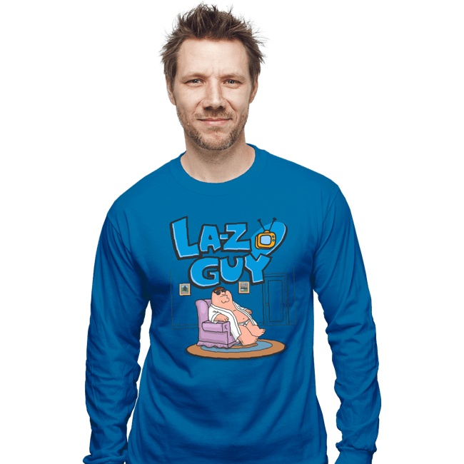 Secret_Shirts Long Sleeve Shirts, Unisex / Small / Sapphire La-Z Guy