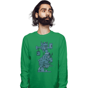 Shirts Long Sleeve Shirts, Unisex / Small / Irish Green Donatello Coffee