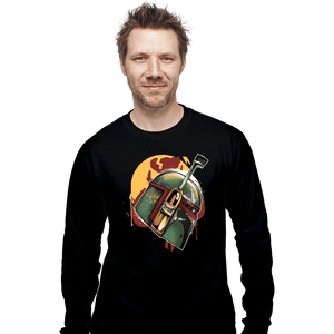 Shirts Long Sleeve Shirts, Unisex / Small / Black Mandalorian Hunter