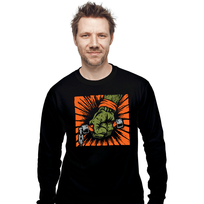 Shirts Long Sleeve Shirts, Unisex / Small / Black Saint Pizza