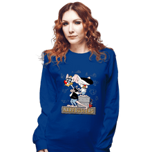 Load image into Gallery viewer, Daily_Deal_Shirts Long Sleeve Shirts, Unisex / Small / Royal Blue Narf Busters
