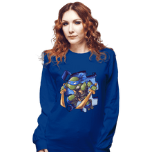 Load image into Gallery viewer, Daily_Deal_Shirts Long Sleeve Shirts, Unisex / Small / Royal Blue Toy Leo
