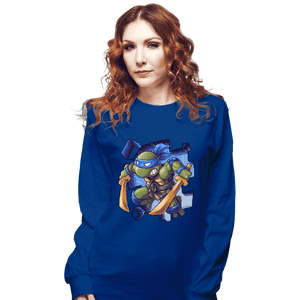 Daily_Deal_Shirts Long Sleeve Shirts, Unisex / Small / Royal Blue Toy Leo