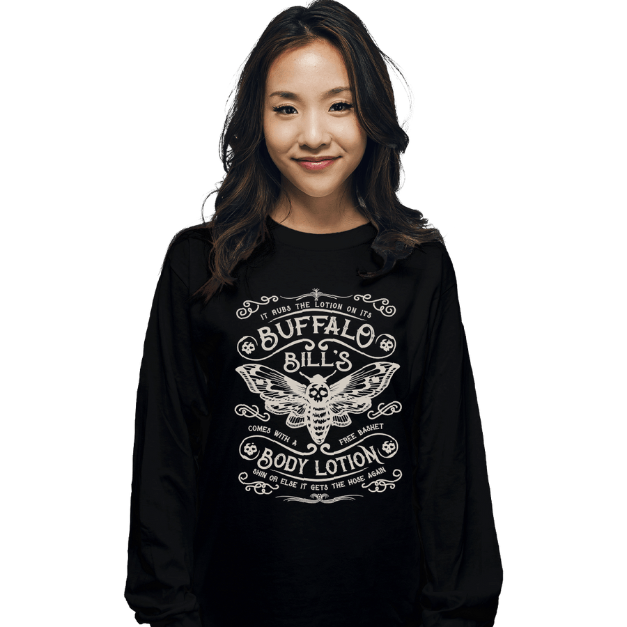 Shirts Long Sleeve Shirts, Unisex / Small / Black Buffalo Bills Body Lotion