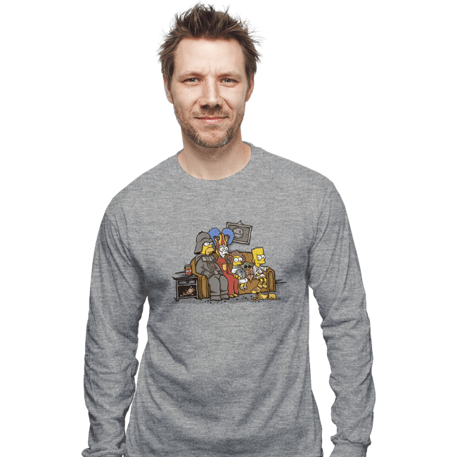 Daily_Deal_Shirts Long Sleeve Shirts, Unisex / Small / Sports Grey Episode IV - A New Doh'pe