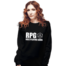 Load image into Gallery viewer, Shirts Long Sleeve Shirts, Unisex / Small / Black Role Playing Gang

