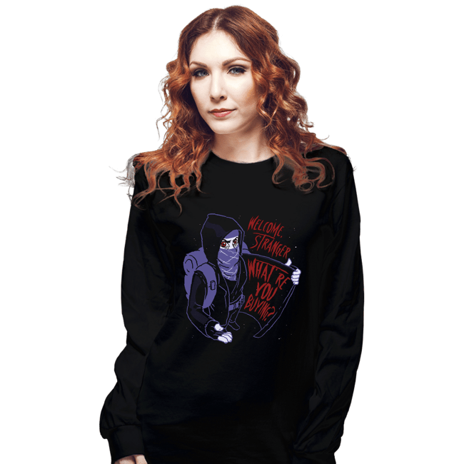 Secret_Shirts Long Sleeve Shirts, Unisex / Small / Black Stranger Merchant
