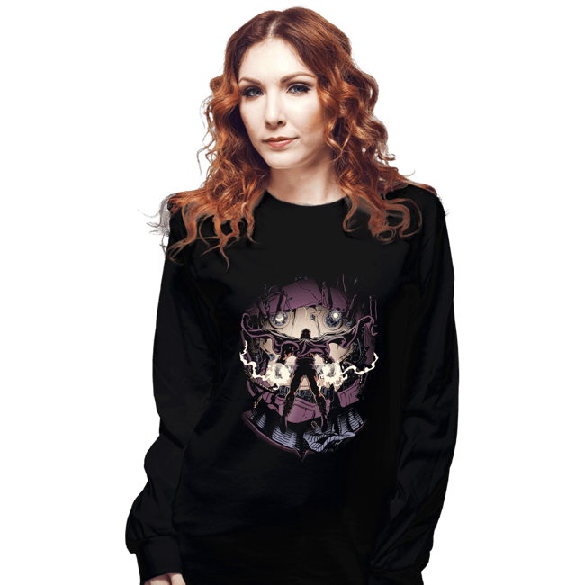 Shirts Long Sleeve Shirts, Unisex / Small / Black Magnetic Confrontation