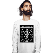 Load image into Gallery viewer, Secret_Shirts Long Sleeve Shirts, Unisex / Small / White Crafting Is Fun Secret Sale
