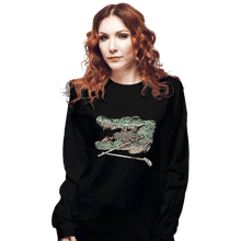Load image into Gallery viewer, Secret_Shirts Long Sleeve Shirts, Unisex / Small / Black The Hand Gator
