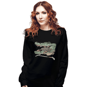 Secret_Shirts Long Sleeve Shirts, Unisex / Small / Black The Hand Gator