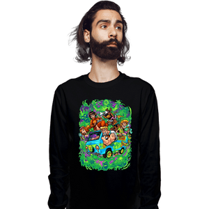 Daily_Deal_Shirts Long Sleeve Shirts, Unisex / Small / Black The Mystery Machine
