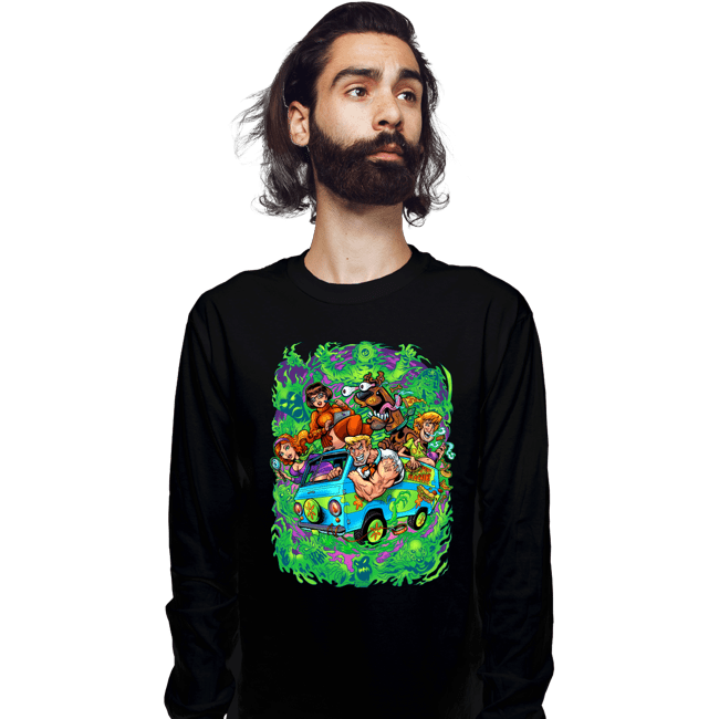 Daily_Deal_Shirts Long Sleeve Shirts, Unisex / Small / Black The Mystery Machine