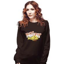 Load image into Gallery viewer, Shirts Long Sleeve Shirts, Unisex / Small / Dark Chocolate Hops On Pop
