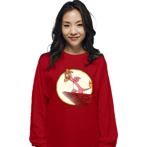 Shirts Long Sleeve Shirts, Unisex / Small / Red PokeKing