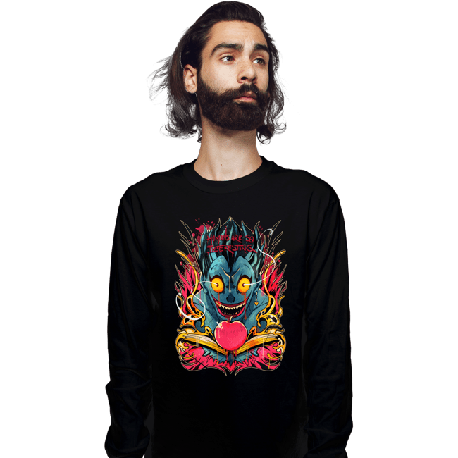 Shirts Long Sleeve Shirts, Unisex / Small / Black Ryuk