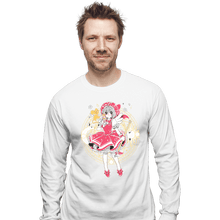 Load image into Gallery viewer, Shirts Long Sleeve Shirts, Unisex / Small / White Sakura
