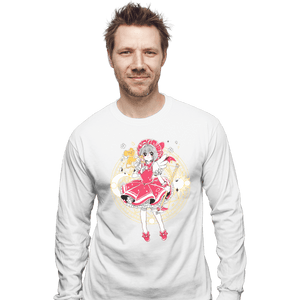 Shirts Long Sleeve Shirts, Unisex / Small / White Sakura