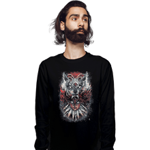 Load image into Gallery viewer, Shirts Long Sleeve Shirts, Unisex / Small / Black Wolf Princess
