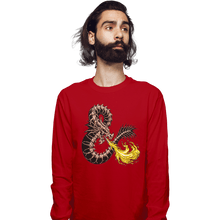 Load image into Gallery viewer, Secret_Shirts Long Sleeve Shirts, Unisex / Small / Red Bone Dragon Secret Sale
