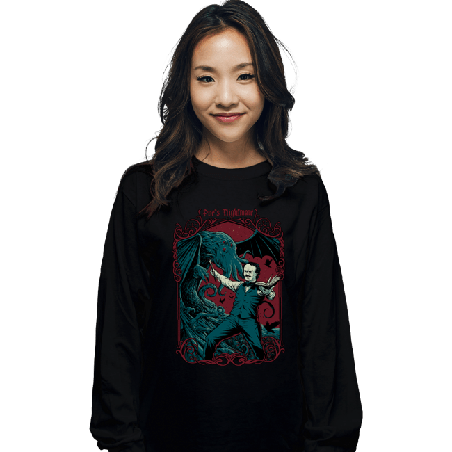 Secret_Shirts Long Sleeve Shirts, Unisex / Small / Black Poe's Nightmare