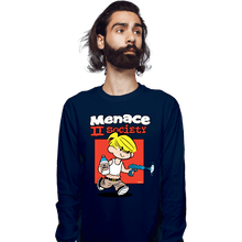 Load image into Gallery viewer, Secret_Shirts Long Sleeve Shirts, Unisex / Small / Navy Menace 2 Society
