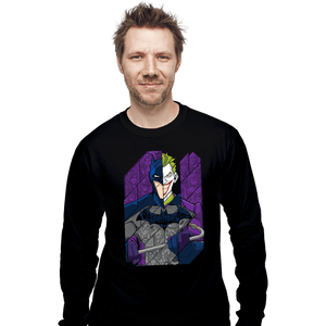 Secret_Shirts Long Sleeve Shirts, Unisex / Small / Black Batman Joker