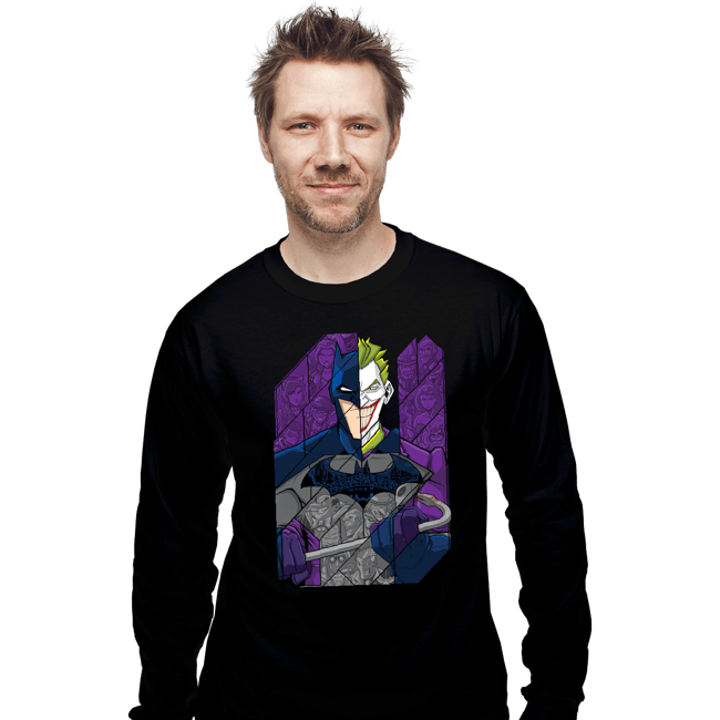 Secret_Shirts Long Sleeve Shirts, Unisex / Small / Black Batman Joker