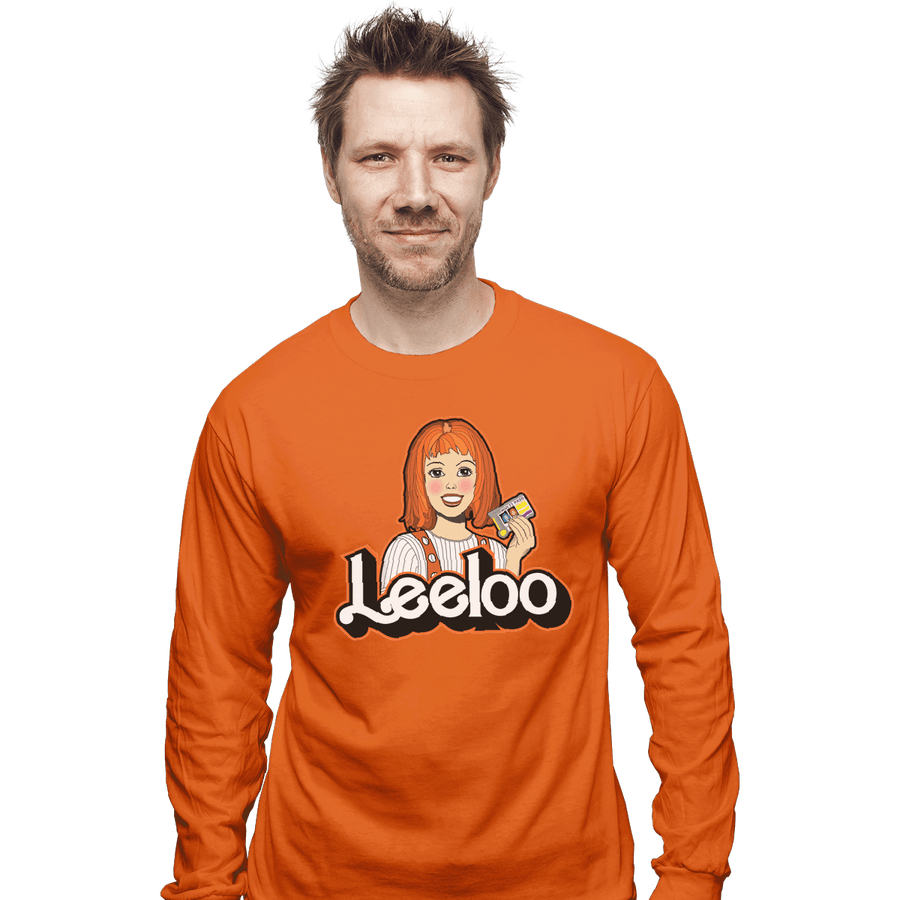 Shirts Long Sleeve Shirts, Unisex / Small / Orange Leeloo
