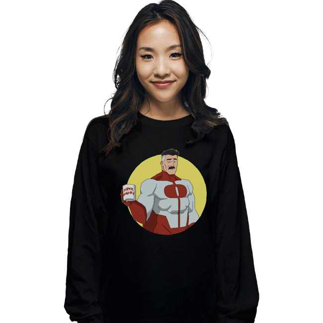 Daily_Deal_Shirts Long Sleeve Shirts, Unisex / Small / Black Superdad No 1