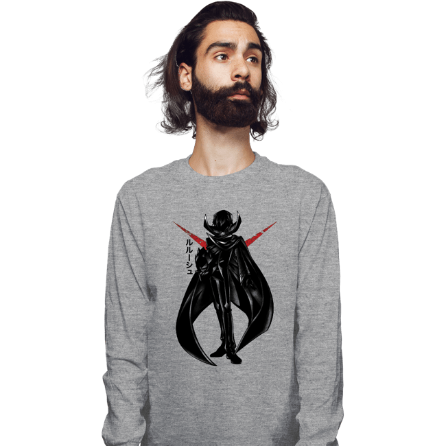 Shirts Long Sleeve Shirts, Unisex / Small / Sports Grey Crimson Britannia