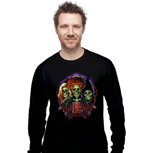 Daily_Deal_Shirts Long Sleeve Shirts, Unisex / Small / Black Sinister Sisters
