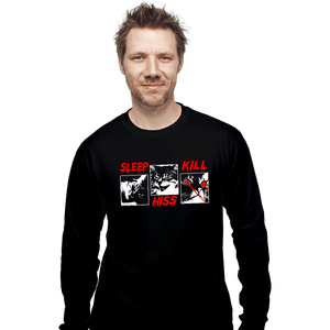 Daily_Deal_Shirts Long Sleeve Shirts, Unisex / Small / Black Sleep Hiss Kill