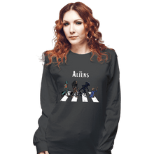 Load image into Gallery viewer, Daily_Deal_Shirts Long Sleeve Shirts, Unisex / Small / Charcoal The Aliens
