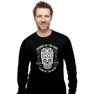 Shirts Long Sleeve Shirts, Unisex / Small / Black Travel Agent Catrina